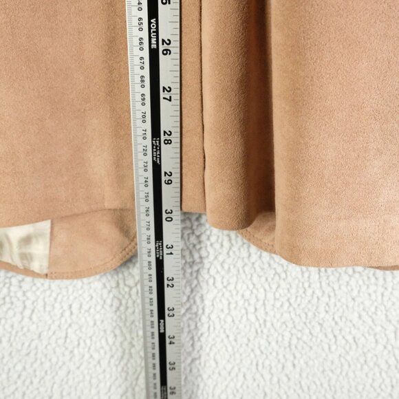 Samuesohn Blazer Mens 44R Brown Faux Suede Two Button Vented Western - Picture 7 of 16